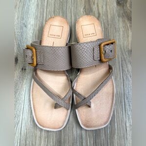 Dolce Vita Jude Sandals Taupe Size 6.5 NWOB